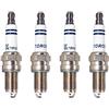 TORCH 4 candele di accensione DK7RIU Iridium per NGK DCPR7E, per BOSCH YR7DC+ candela, per CHAMPION RA8HC/T04, per DENSO XU22EPR-U/3179/XU22EPR, OEM