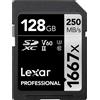 Lexar SDXC 128GB Professional 1667x / 250 Mb/s UHS-II
