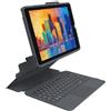 ZAGG Pro Keys tastiera wireless con trackpad Libreria iPad 10,2 pollici (2019 / 2020 / 2021) grigio