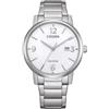 CITIZEN Orologio solare Eco-Drive con data e numeri arabi in diverse varianti, argento, 30 MM, Bracciale