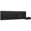 Lenovo Idg 4x31r64342 Tastiera e mouse wireless Nero Nero Taglia unica