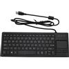 Gistuch Tastiera USB meccanica, resistente all'acqua, touch integrato con touchpad per laptop, notebook, PC