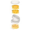 Tescoma 630881 Forma Crostatine, 3 Decori, Plastica, 12.8x7x21.4 cm
