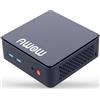 AWOW Mini PC con N100 (fino a 3,4 GHz), 16 GB DDR4 RAM, 512 GB SSD, Wi-11 Pro, 4 K UHD, doppio display, WiFi 5, BT 5.2, Gigabit LAN AK10
