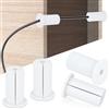 PEUTIER Kit di Instradamento Cavi per Starlink per Foro a Muro da 2,54cm, Alimentazione del Cavo Tramite Boccole Passacavo per Starlink Router Cavi ed Ethernet Adattatore (Bianco, Confezione da 4)