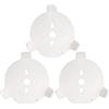 Fesjoy Supporto parete per router per tutta la rete domestica, robusto supporto per router Deco M5/P7, WiFi Link Router parete, confezione 3 (bianco)