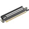 CERRXIAN Scheda riser PCIe 5.0 x16, scheda di prova di protezione slot di estensione PCI Express 5.0 16X, per computer 1U/2U/3U/4U, 180 gradi