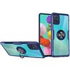 SORAKA Cover Trasparente per Samsung Galaxy A71 4G con Supporto anello,Cover Acrilico trasparente Custodia Samsung Galaxy A71 4G con piastra metallica per Supporto Auto Smartphone Magnetico