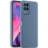 HULLIN Custodia per Telefono in Silicone Colorato, Adatta per Xiaomi MI 10 Lite (6.57) - Grigio lavanda