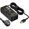 Yisbat Caricatore 65W Compatibile con Lenovo Thinkpad T460 T470 T470S T430 T440 T440S T440P T450 T460S T560 E440 E450 E550 E560 G50 G50-45 G50-70 Z50Z50-70 ADLX65NLC2A ADLX65NCC3A ADLX65NCC2A