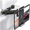 SKBSD Supporto Universale Poggiatesta Auto Estensibile con Rotazione a 360° per Tablet da 4,7~13 Pollici iPad/Samsung Galaxy Tab/Nintendo Switch/Altri
