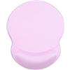 ITNRSIIET Tappetino Mouse Ergonomico con Supporto per il Polso, Tappetino per Mouse in Gel Confortevole, base antiscivolo in PU, per Computer e Laptop, Viola