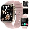 Efolen Smartwatch Uomo Donna con Chiamate, 1.83 Orologio Fitness con Monitoraggio della SpO2/Sonno/Frequenza Cardiaca, 120+Sportive, Impermeabile IP67 Smart Watch per iOS/Android Rose