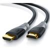 CSL-Computer CSL - Cavo HDMI 8k / 4k 2.1/2.0 1m - 8K @ 60Hz - 4K @ 120Hz - 48 Gbit/s - 3D - Ultra High Speed con Ethernet - Blu-ray TV PS5 Xbox Series X Switch - nero - 1 metro