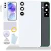 YHX-OU 6.6'' Blu Ghiaccio Copribatteria per Samsung Galaxy A55 5G A556 Copri Batteria Sostituzione Posteriore Ricambio Posteriore Back Cover + Strumento di Installazione