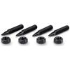 PrecisionGeek® Speaker Spikes M8 - Piedini Anti-Vibrazione per Diffusori e Altoparlanti Hi-Fi (Acciaio Brunito Ø8, M8×45 mm)