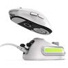 Fanxoo G-Power - Base di ricarica per Logitech G502 G502X Plus GPW G903 G703 mouse wireless con luce RGB e manopola di controllo del volume del computer (non include il mouse) (bianco)
