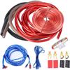 KSTE Set di Cavi per Amplificatori per Auto, 4GA 2800W Kit Completo Audio Auto Audio Subwoofer Amplificatore Speaker Installazione Cavo Kit Fusibile Suit