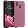 kwmobile Cover per Samsung Galaxy A40 Custodia - Back Case per Smartphone in Silicone TPU - Protezione Gommata - rosa scuro