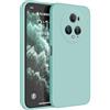 HAFFAN Custodia in Silicone TPU Compatibile con HONOR Magic5 Pro 5G (6.81 inches), Cover Case Protettiva per Cellulare - Ciano chiaro