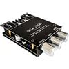 WANGCL Scheda Amplificatore Bluetooth HiFi Stereo 2.0 TPA3116D2 2x100W Modulo Amplificatore Audio Controllo Bassi e Alti Amplificatore di Potenza Digitale Circuito Blue Tooth 5.0 AMP a Doppio Canale