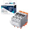 LCL Cartucce d'inchiostro Compatibile CLI42 CLI-42 CLI-42BK Sostituzione per Canon PIXMA Pro-100/Pro-100S (3 Nero)