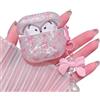 MINSCOSE Custodia per AirPods 4 con glitter, motivo a conchiglia, fiocco e nastro, design alla moda con portachiavi con perle e fiocco, custodia protettiva antiurto per Apple Airpods iPod 4a