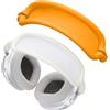 kwmobile Custodia Protettiva Silicone per Cuffie Compatibile con Apple AirPods Max/AirPods Max 2 - Headband Cover - Cuscinetto Aggiuntivo arancione