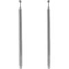 Jecdfs Antenna Telescopica di Ricambio per Radio FM e DAB, Estensibile fino a 74 cm, 7 Sezioni, per Stereo Domestici, Ricevitori Audio CD e Sistemi Home Cinema Bluetooth, Confezione da 2 Pezzi