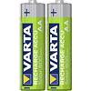 VARTA Pile AA, ricaricabili, confezione da 2, Recharge Accu Solar, batteria ricaricabile, 800 mAh Ni-MH, pronte all'uso, sviluppate per le luci solari da giardino
