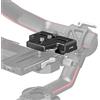 SMALLRIG Piastra QR per Arca Tipo Estesa per DJI RS - 3162B | Piastra a Sgancio Rapido per Arca Tipo Estesa per DJI RS 4/RS 4 Pro/RS 2, HawkLock H38