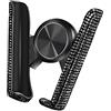 Riloer Supporto per telefono da auto Strass, supporto per navigazione, supporto per cellulare a scatto a forma di V
