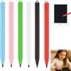 BOULESENM 6 penne per lavagna LCD, penna di ricambio per lavagna LCD, lavagna LCD, penna per scrittura LCD, penna per scrittura LCD, colore