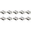 Futheda 10 pz Micro USB Presa Jack Connettore Tipo B Femmina 180 Gradi SMD SMT Saldatura PCB Mount per Telefono
