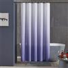 Furlinic Tenda Doccia Antimuffa 180x200 cm Grande Tessuto Impermeabile Lavabile Viola Gradiente Tende Doccia Design Poliestere con 12 Ganci Tenda Doccia Colorata Scorrevole vasca Bagno