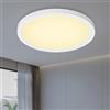 Birnetek® Plafoniera LED Soffitto 18W, Plafoniera Soffitto 1800LM, 3000K, IP44 Impermeabile, Moderno E Semplice, Ultrasottile Lampada LED per Soggiorno, Bagno, Camera da Letto, Cucina, 220 * 21mm