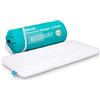 Blissbury Cuscino per dormire ultra sottile king size da 6,6 cm, in memory foam, di alta qualità, cuscino per schiena e pancia, schiuma certificata per supporto collo e schiena, federa rimovibile
