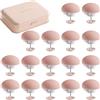 Taiyyi 16 Pezzi Porta Copripiumino, Clip per copriletto, Chiusura a Clip, con Custodia, Pratico Strumento per Il Fissaggio (Beige, Rosa, Blu, Verde) (Rosa)