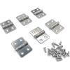 CBRVTY Cerniere ad alta resistenza in acciaio inox 304 con guarnizioni in rame, 40 x 60 x 2 mm, cerniere pieghevoli per armadi industriali e domestici con viti in acciaio inox (6 pezzi)