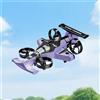 Quadricottero radiocomandato , mini drone 2 in 1, -terra, aeroplano elettrico