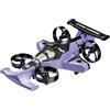 Mini Drone RC 2 in 1 con Modalità , Quadricottero Elettrico, Auto RC,