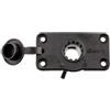 Scotty #244L-BK - Supporto da incasso con tappo antipioggia (nero)