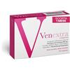 Venextra - Integratore Microcircolo per Vene Varicose - Gambe e Caviglie Pesanti - con Diosmina e Bromelina - Circolazione e Capillari Rotti - Senza Glutine e Lattosio - 30 compresse