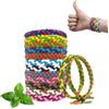 KUIRUNRX® Bracciale repellente per zanzare, Braccialetti Repellenti con Olio Essenziale Vegetale Naturale Zanzara Insetti, Regolabile Bracciale Zanzare, Protezione contro i morsi (12 PC)