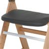 Foppapedretti - Cuscino Imbottito Adulto per Sedia Stile - Graphite