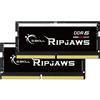 G.skill Ram SO-DIMM DDR5 32Gb G.Skill Ripjaws 4800MHz 2Rx16 Cl34 1.1V Nero [F5-4800S3434A16GX2-RS]