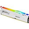 Kingston Ram DIMM DDR5 16GB Kingston Fury 6000Mhz CL30 1.35V Bianco [KF560C30BWEA-16]