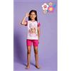 Disney Pigiama cotone Barbie estivo bambina MT50C4448, FUXIA