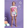 Disney Pigiama cotone Disney Princess estivo bambina DY50A3857, ROSA CHIARO