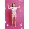Disney Pigiama cotone Disney Re Leone Classics estivo bambina DY50L4451, VERDE ACQUA
